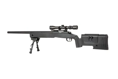 Karabin wyborowy ASG SPECNA ARMS SA-S02 CORE z lunetą i dwójnogiem - czarna (SPE-03-026051) - widok 8