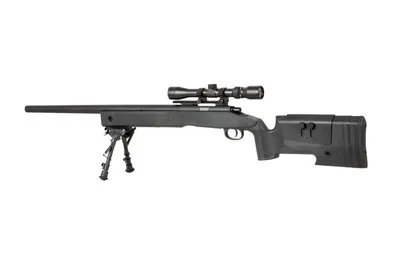 Karabin wyborowy ASG SPECNA ARMS SA-S02 CORE z lunetą i dwójnogiem - czarna (SPE-03-026051) - widok 3