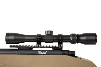 Karabin wyborowy ASG SPECNA ARMS SA-S02 CORE z lunetą i dwójnogiem - tan (SPE-03-026055) - widok 2