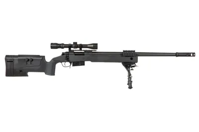 Karabin wyborowy ASG SPECNA ARMS SA-S03 CORE z lunetą i dwójnogiem - czarna (SPE-03-026059) - widok 6