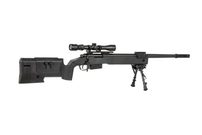 Karabin wyborowy ASG SPECNA ARMS SA-S03 CORE z lunetą i dwójnogiem - czarna (SPE-03-026059) - widok 7