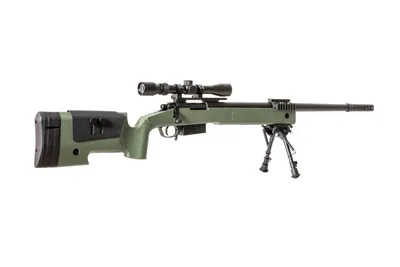 Karabin wyborowy ASG SPECNA ARMS SA-S03 CORE z lunetą i dwójnogiem - oliwkowa (SPE-03-026061) - widok 8