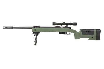 Karabin wyborowy ASG SPECNA ARMS SA-S03 CORE z lunetą i dwójnogiem - oliwkowa (SPE-03-026061)