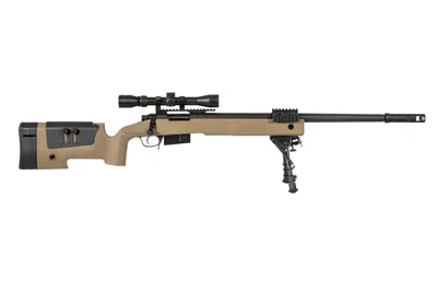 Karabin wyborowy ASG SPECNA ARMS SA-S03 CORE z lunetą i dwójnogiem - tan (SPE-03-026063) - widok 6