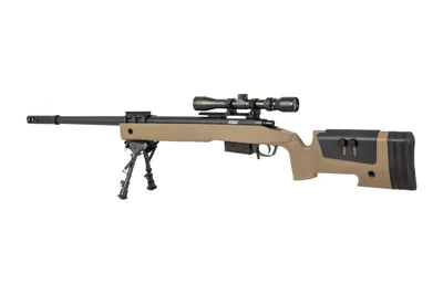 Karabin wyborowy ASG SPECNA ARMS SA-S03 CORE z lunetą i dwójnogiem - tan (SPE-03-026063) - widok 8
