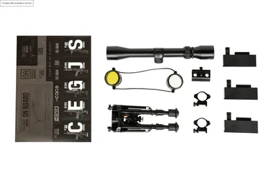 Karabin wyborowy ASG SPECNA ARMS SA-S02 CORE High Velocity z lunetą i dwójnogiem - Czarna  (SPE-03-031095) - widok 4