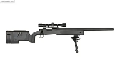 Karabin wyborowy ASG SPECNA ARMS SA-S02 CORE High Velocity z lunetą i dwójnogiem - Czarna  (SPE-03-031095) - widok 7