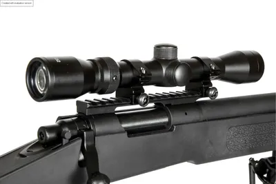 Karabin wyborowy ASG SPECNA ARMS SA-S02 CORE High Velocity z lunetą i dwójnogiem - Czarna  (SPE-03-031095) - widok 3
