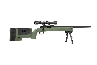 Karabin wyborowy ASG SPECNA ARMS SA-S02 CORE High Velocity z lunetą i dwójnogiem - oliwkowa (SPE-03-031096) - widok 5