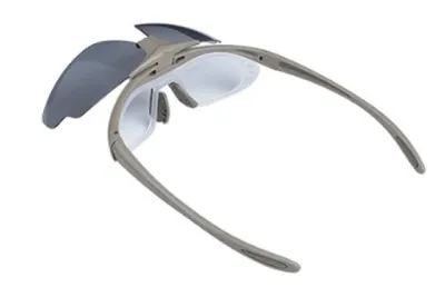 Okulary strzeleckie Wosport Tan - 3 wymienne wizjery, pasek - widok 3