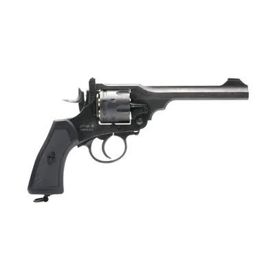Rewolwer WEBLEY MKVI .455 Service kal.4,5 mm Diabolo łuski 6-strzał.lufa 6" CO2 Battlefield Ekp do17J