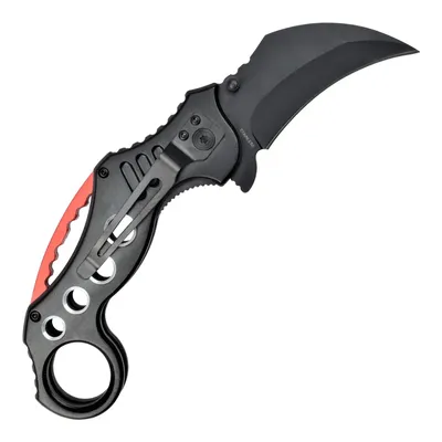 Nóż SCK - Steel Claw Knives - Karambit K29 czarno czerwony (CC-CW-K29) - widok 2
