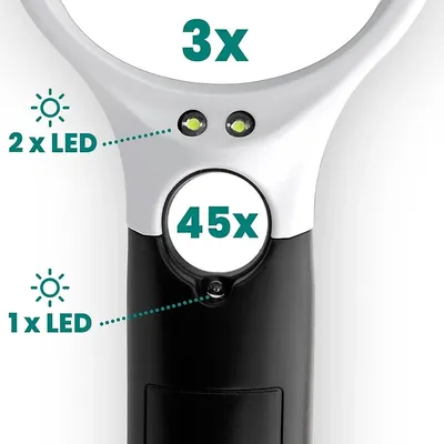 Lupa z podświetleniem Led EverActive MG-01 - widok 4