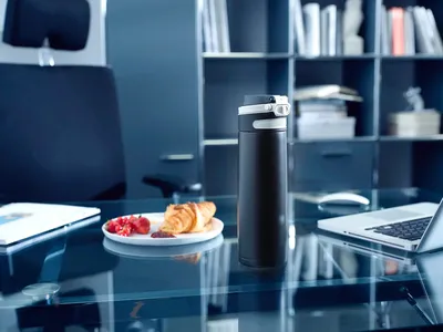 Kubek Termiczny LEIFHEIT Flip 600 ml. czarny 3271Kubek Termiczny LEIFHEIT Klip 600 ml. czarny 3271 - widok 6