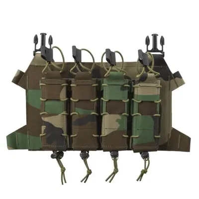 Ładownica Skeletonized Quad SMG Flap - Woodland - ( jeden rozmiar ) (PC-SK4S-CD5-WDL)