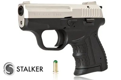 Pistolet hukowy alarmowo sygnałowy STALKER M906 BAS kal. .22 Long Blank (6 mm) Matowa Satyna (M906MSAT-BAS) - widok 2