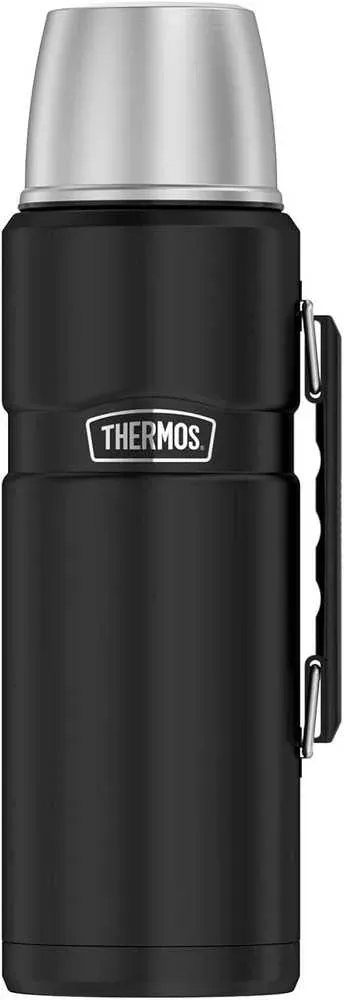 Termos z uchwytem na napoje poj. 1,2 l THERMOS - czarny mat - widok 2