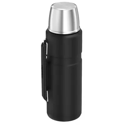 Termos z uchwytem na napoje poj. 1,2 l THERMOS - czarny mat - widok 3