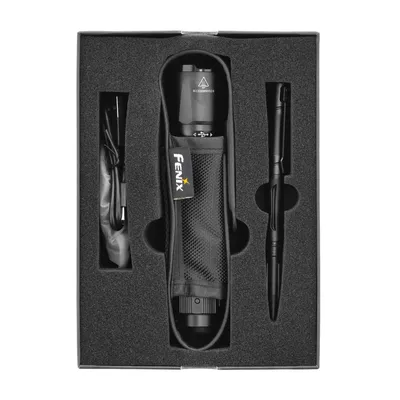 Latarka taktyczna LED Fenix TK20R V2.0 czarna plus długopis T5 gratis (TK20R V2.0 black+T5) - widok 4