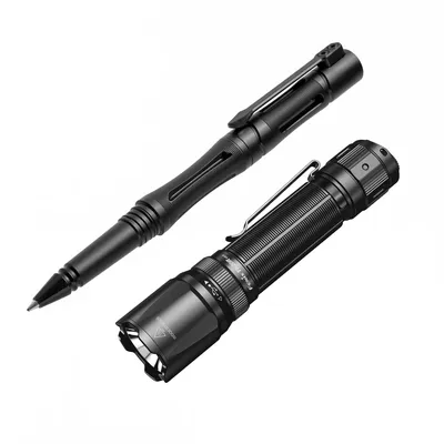 Latarka taktyczna LED Fenix TK20R V2.0 czarna plus długopis T5 gratis (TK20R V2.0 black+T5)