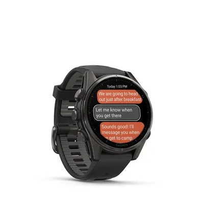 Smartwatch GARMIN Fenix 8 43mm AMOLED Sapphire Black - widok 4