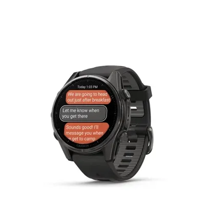 Smartwatch GARMIN Fenix 8 43mm AMOLED Sapphire Black - widok 7