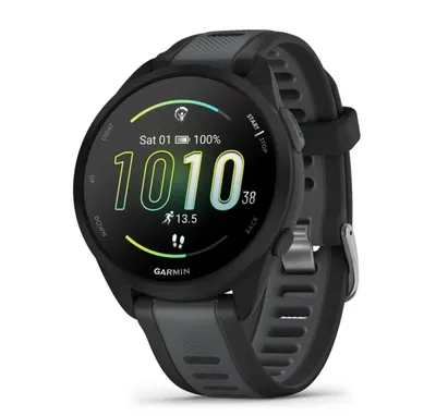 Smartwatch GARMIN Forerunner 165 Black / Slate Grey 43 mm