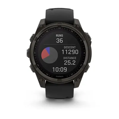 Zegarek Garmin Fenix 8 Solar Sapphire Titanium Carbon Grey - widok 4