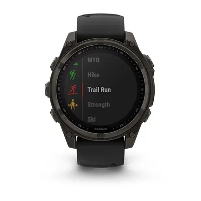 Zegarek Garmin Fenix 8 Solar Sapphire Titanium Carbon Grey - widok 2
