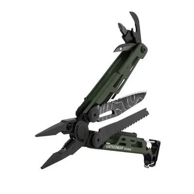 Multitool Leatherman SIGNAL Green zielony - Oksyda - 19 narzędzi  (832692) - widok 3