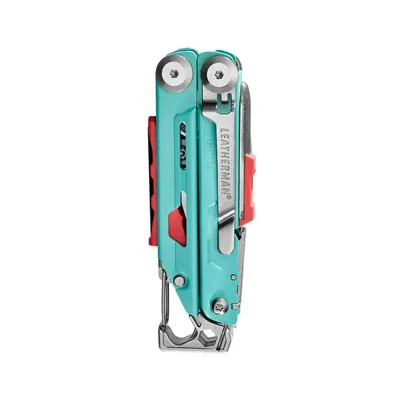 Multitool Leatherman SIGNAL Aqua turkus - Stainless - 19 narzędzi  (833187) - widok 3