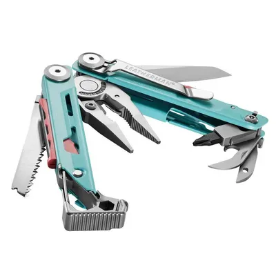 Multitool Leatherman SIGNAL Aqua turkus - Stainless - 19 narzędzi  (833187) - widok 4