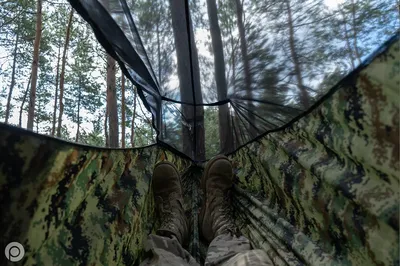 Hamak TigerWood Ważka V2 LONG CAMO + moskitiera (TW.HWM2L-CAMO) - widok 6