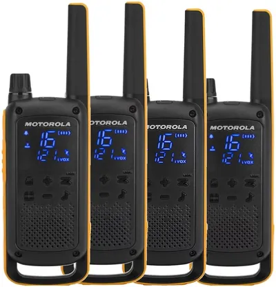 Radiotelefony krótkofalówki MOTOROLA T82 EXTREME QUAD MOTO82Q - 4 szt.