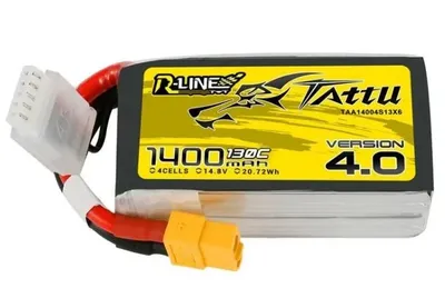 Akumulator LiPo Tattu R-Line 4.0 1400mah 14,8V 130C 4S1P XT60