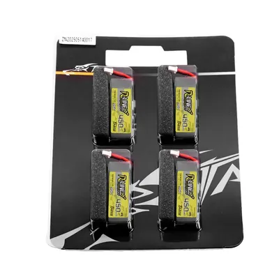 Akumulator LiPo Tattu R-Line 450mAh 3.8V 1S1P 95C z wtyczką BT2.0 (4 szt.)