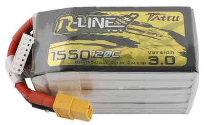 Akumulator LiPo Tattu R-Line Version 3.0 1550mAh 22.2V 120C 6S1P XT60