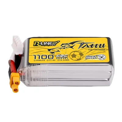 Akumulator Tattu 1100mAh 11.4V 3S1P 60C Drone Soccer