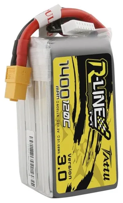 Akumulator Tattu R-Line Version 3.0 1400mAh 22.2V 120C 6S1P XT60