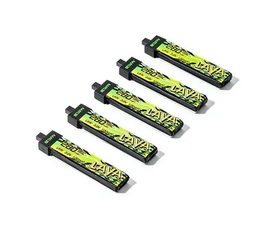 Akumulatory LiPo LiHV 1S BetaFPV LAVA II 280mAh 95C BT2.0 (5 szt.)