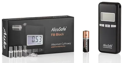 Alkomat AlcoSafe F8 Black (CCBCSABACSCAF40) - widok 2