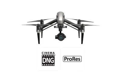 DJI Inspire 2 z kamerą X7 + 4 obiektywy + licencje - WYPOŻYCZENIE