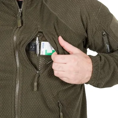 Polar Helikon ALPHA TACTICAL Grid Fleece Shadow Grey (BL-ALT-FG-35) HELIKON-TEX - widok 2