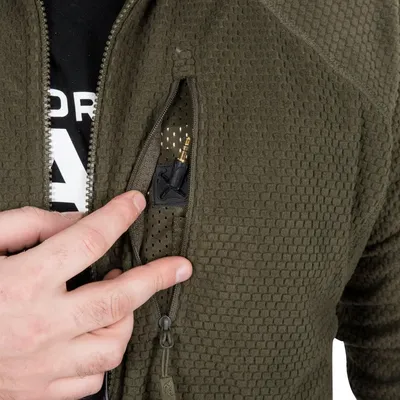 Bluza Helikon ALPHA TACTICAL Grid Fleece Navy Blue (BL-ALT-FG-37) HELIKON-TEX - widok 6