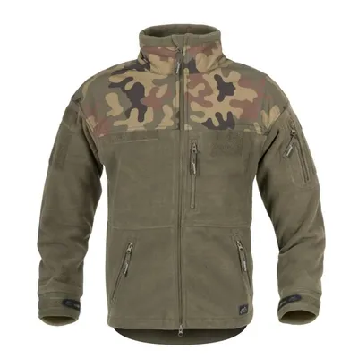 Polar Helikon INFANTRY Fleece Czarny-Black/ PL Woodland (BL-INF-HF-17) HELIKON-TEX - widok 2