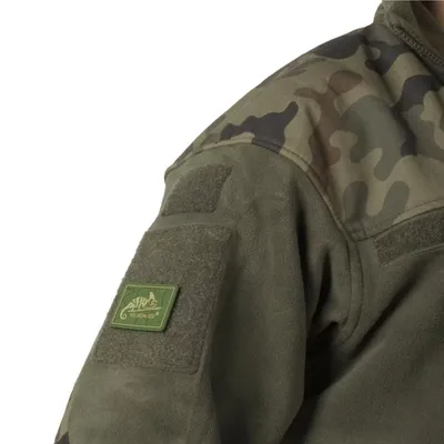 Polar Helikon INFANTRY Fleece Czarny-Black/ PL Woodland (BL-INF-HF-17) HELIKON-TEX - widok 8