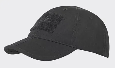 Czapka Helikon Baseball folding PolyCotton Ripstop Czarny-Black (CZ-BBF-PR-01)