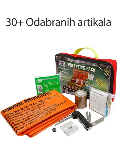 Zestaw survivalowy Preapper's Pakiet BCB CK068 30-elementów przetrwania (469465) - widok 3