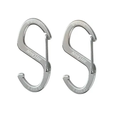 Karabińczyk S-Biner Hook 'N Hold S-Hook Small - 2 szt. - Stalowy - Srebrny - SBHS-11-2R3 - Nite Ize - widok 2