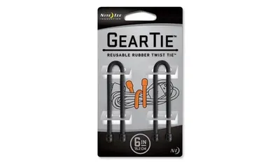 Uchwyt Nite Ize Gear Tie 6'' - Czarny - 2Pack - GT6-2PK-01 - widok 2